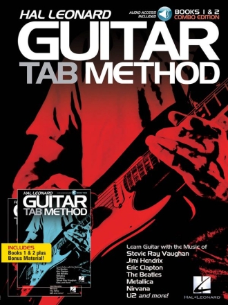 Hal Leonard Guitar TAB Method vol.1 and vol.2 (+Online Audio) for guitar/tab