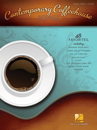 Contemporary Coffeehouse Songs PVG Piano, Vocal and Guitar Buch