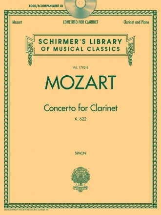 Concerto for Clarinet KV622   for clarinet and piano