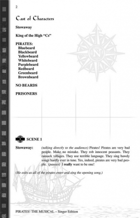 John Jacobson_Roger Emerson, Pirates! The Musical School Musical Partitur + Stimmen + CD