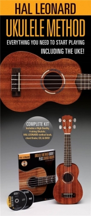 Hal Leonard Ukulele Starter Pack Ukulele Buch und Instrument
