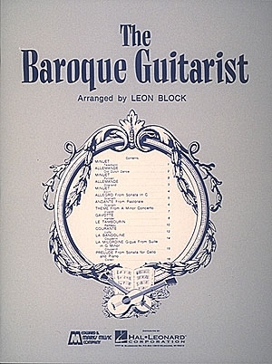 Baroque Guitarist Gitarre Buch