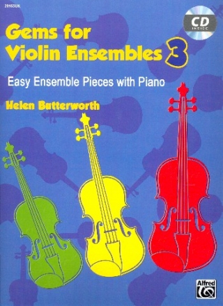 Gems vol.3 (+Online Audio) for violin ensemble score and printable parts