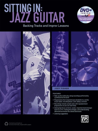 Sitting In Jazz Guitar (+DVD): for guitar/tab Guitar Instruction
