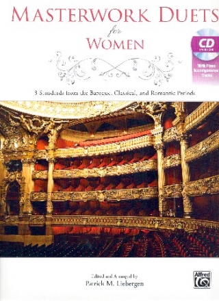 Ar:Liebergen Masterwork Duets For Women/Bk&CD Vocal