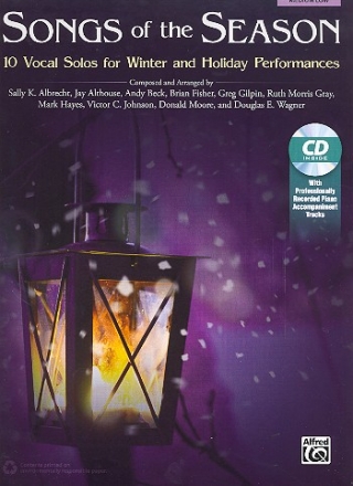 Songs of the Season (+CD) for low voice and piano (some with melody instrument ad lib)