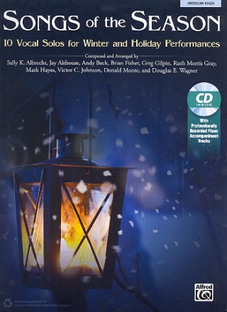 Songs of the Season (+CD) for high voice and piano