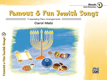 Famous & Fun Jewish Songs Vol.1 for piano