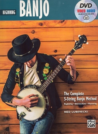 Beginning Banjo (+DVD +Online Access) for 5-string banjo in tablature