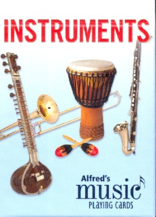 Music Playing Cards - Instruments