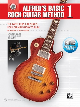 Gunod/Harnsb Alfreds Basic Rk Gtr 1/Bk&Acode Guitar Instruction