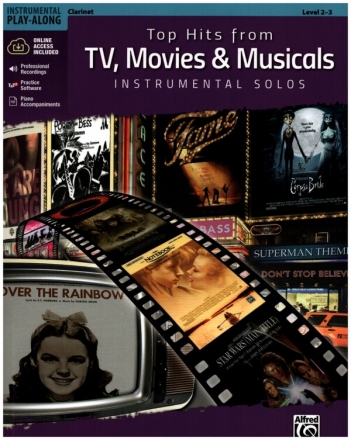 Top Hits from TV, Movies and Musicals (+Online Audio): for clarinet