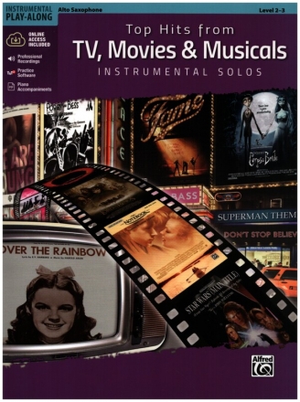 Top Hits from TV, Movies and Musicals (+Online Audio) for alto saxophone