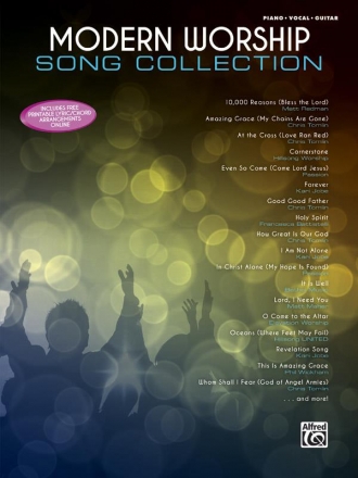 Modern Worship Song Collection piano/vocal/guitar songbook