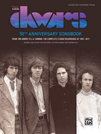 The Doors: 50th Anniversary Songbook songbook vocal/guitar/tab/keyboard