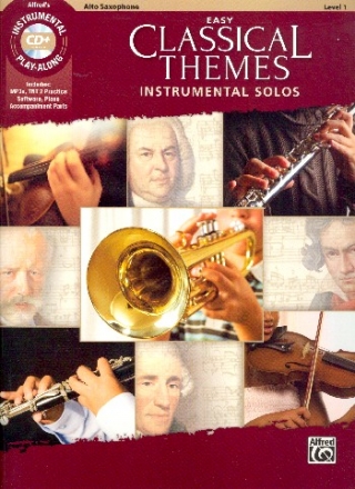 Easy classical Themes - Instrumental Solos (+MP3-CD) for alto saxophone