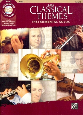 Easy classical Themes - Instrumental Solos (+MP3-CD) for cello