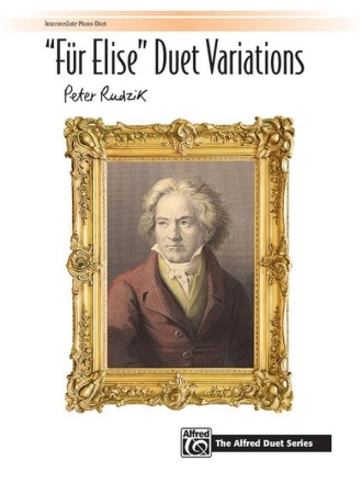 F�r Elise Duet Variations for piano 4 hands score