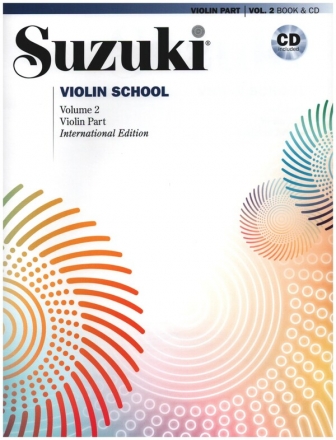 Suzuki Violin School vol.2 (+CD) for violin International Edition (dt/fr/sp)