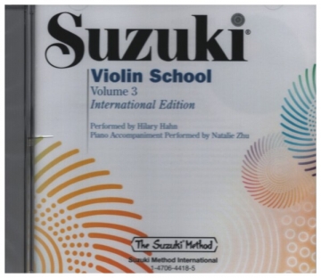 Suzuki Violin School vol.3 for violin CD