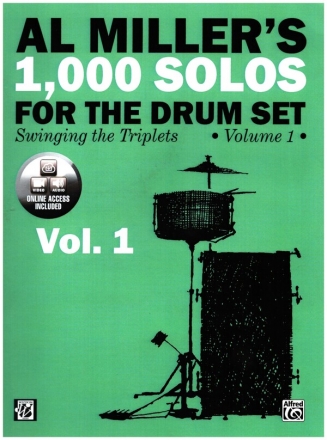 Al Miller's 1000 Solos vol.1 (+Online Audio) for drum set