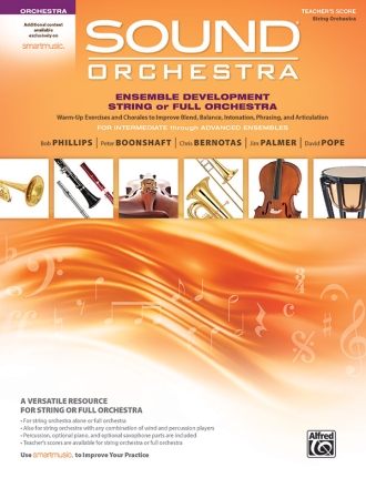 Sound Orchestra - Teacher's Score String Orch String or Full Orchestra Partitur