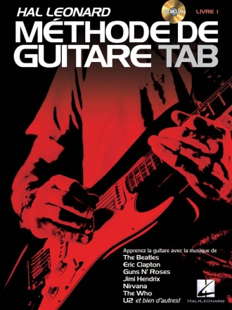 Hal Leonard Mthode de Guitare Tab vol.1 (+CD) pour guitare