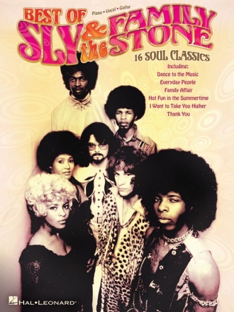 Best Of Sly & The Family Stone: 16 Soul Classics Piano, Vocal and Guitar Buch