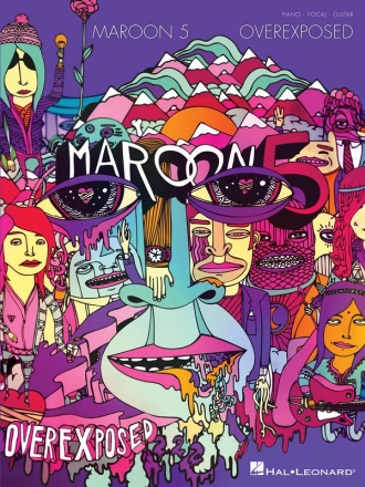 Maroon 5 - Overexposed Piano, Vocal and Guitar Buch