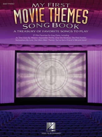 My First Movie Themes Songbook for easy piano