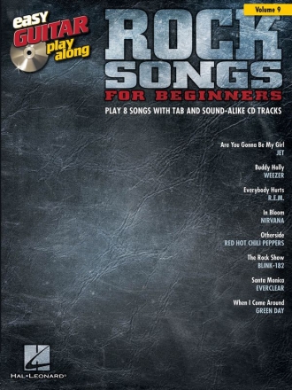 Rock Songs for Beginners Gitarre Buch + CD
