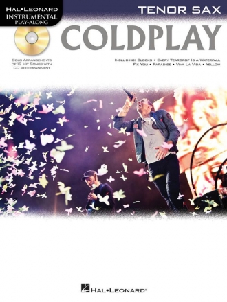 Coldplay (+CD): for tenor saxophone