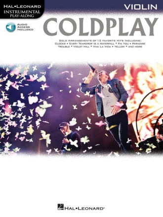 Coldplay (+Online Audio) for violin