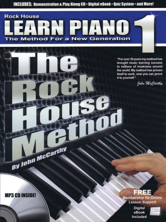 The Rock House Method: Learn Piano 1 Klavier Buch + CD