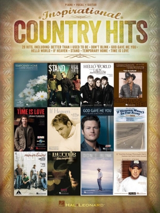 Inspirational Country Hits Piano, Vocal and Guitar Buch