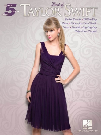 Five Finger Piano: Best Of Taylor Swift for piano Songbook