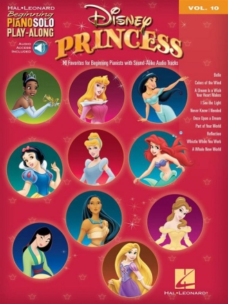 Disney Princess Klavier Buch + CD