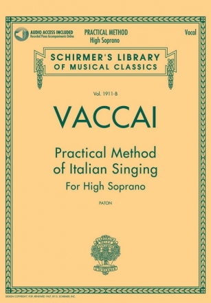 Practical Method of Italian Singing (+Online-Audio) for high soprano voice