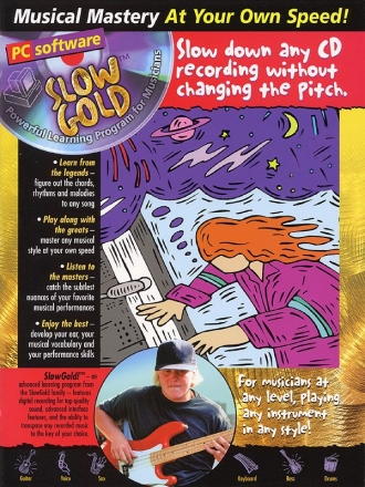 Slow Gold! Musical Mastery At Your Own Speed! Alle Instrumente Buch + CD-ROM