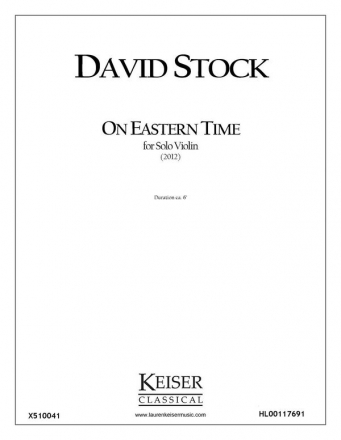 David Stock, On Eastern Time Violin Buch