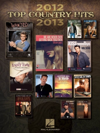 Top Country Hits Of 2012-2013 Klavier Buch