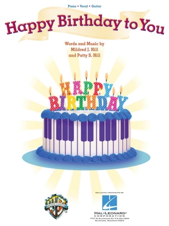 Happy Birthday to You for piano/vocal/guitar