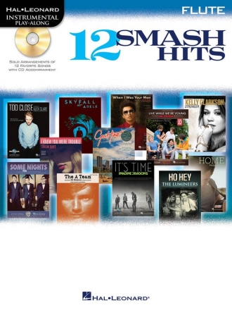 12 Smash Hits (+CD): for flute