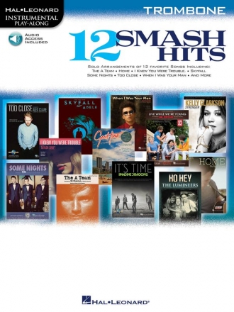 12 Smash Hits (+Audio Access): for trombone