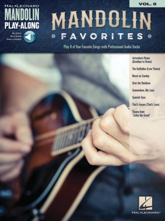 Mandolin Favorites (+Online Audio) for mandolin/tab mandolin play-along vol.8