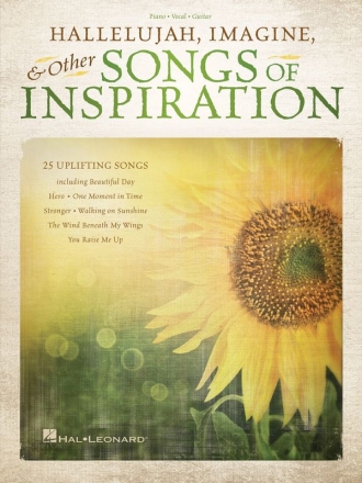 Hallelujah and Other Songs of Inspiration songbook piano/vocal/guitar