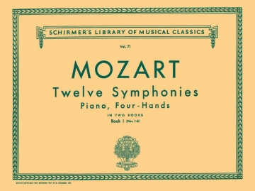 12 Symphonies Vol.1 (nos. 1-6) for piano 4 hands