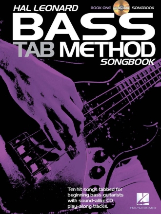 Hal Leonard Bass TAB Method Songbook 1 Bass Guitar Buch + CD