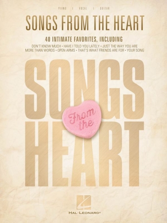 Songs from the Heart Piano, Vocal and Guitar Buch