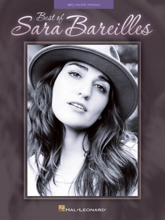 Best of Sara Bareilles for big-note piano (with lyrics and chords) Songbook